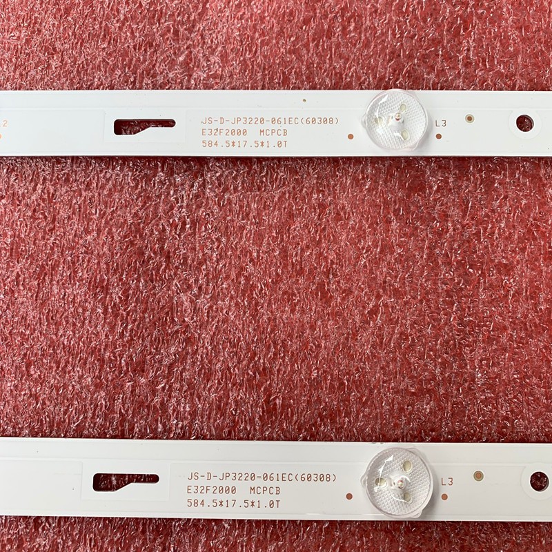 Asanzo 32 Cong - Bộ 2 thanh 6 Led 6V cho Tivi Asanzo 32S810 và một số dòng #XY292