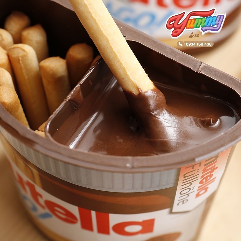 Bánh Que Chấm Socola Hạt Dẻ Nutella Hộp 52G