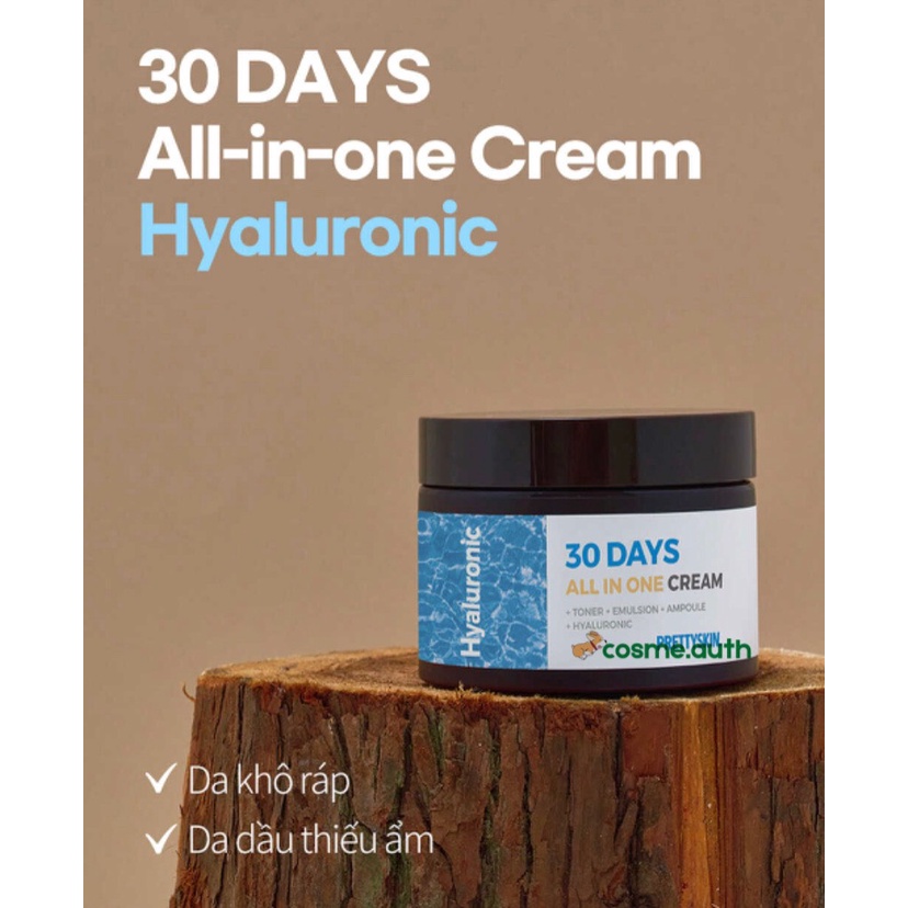 Kem Dưỡng Da 3in1 PrettySkin - Pretty Skin 30 Days All In One Cream 100ml