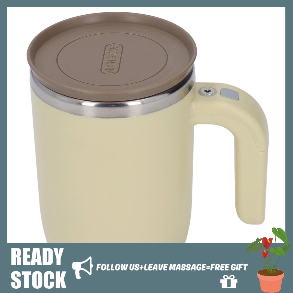 Dajrrhd Self Stirring Mug Magnetic Charging Electric Automatic Stainless Steel Cup for Coffee Tea Hot Chocolate Milk