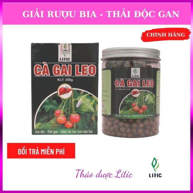 Viên cà gai leo cao mật nhân Dưỡng Sinh Đường 400g, phòng ung thư, giải rượu, giảm viêm gan, mụn nhọt, thanh lọc cơ thể