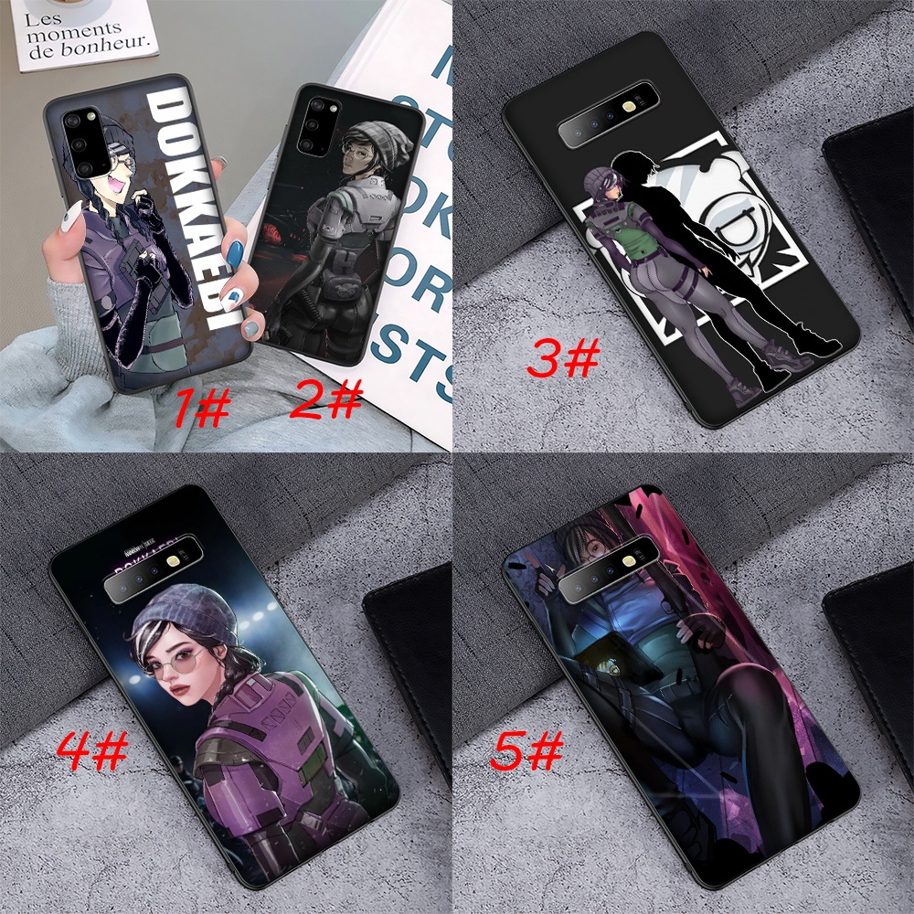 Samsung A8 Plus 2018 S20 Fe J2 J5 J7 Core J730 Pro Prime TPU Soft Silicone Case Casing Cover PZ80 Dokkaebi Rainbow Six