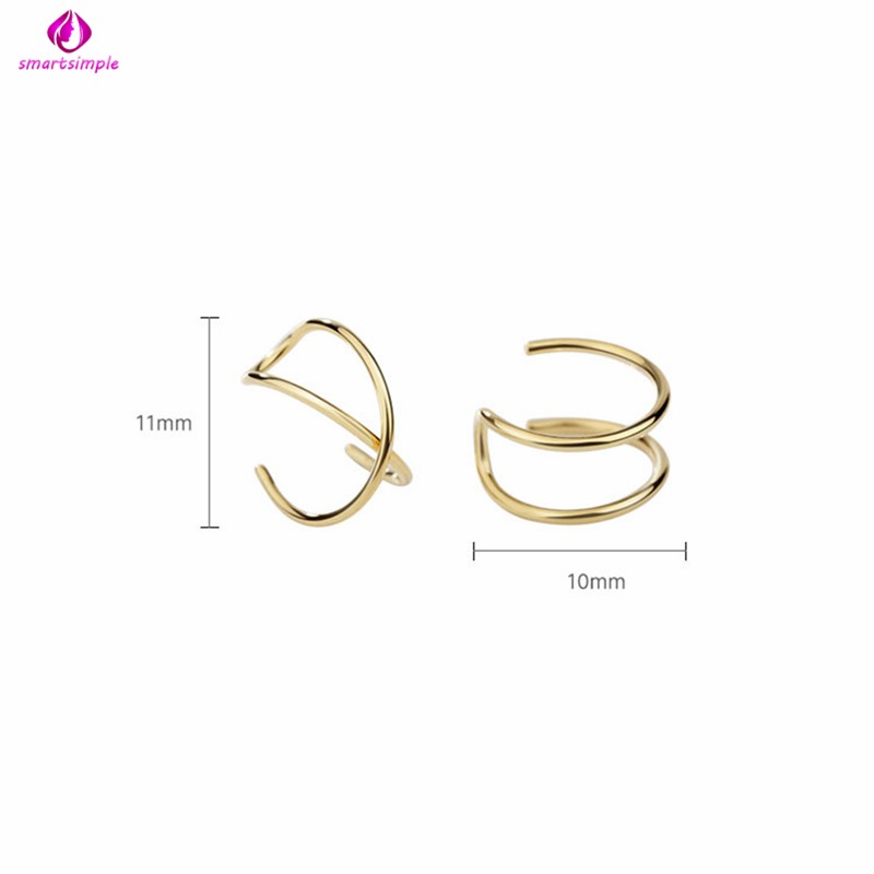 Set 8 Khuyên Vành Tai Thời Trang Cá Tính Cho Nữ