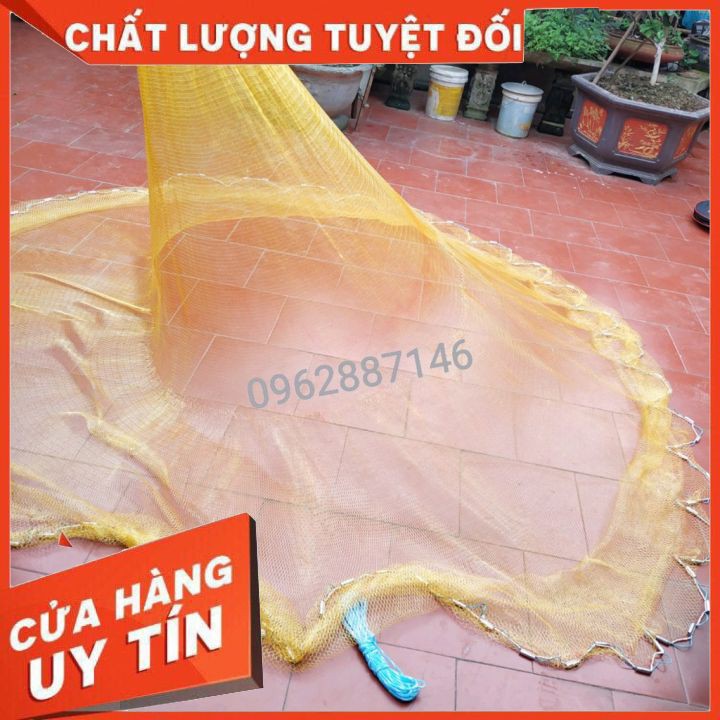 [Thương Hiệu] Chài Dù Đánh Cá Chài Rút Đĩa Bay UFO Sợi Dù Thái Lan Cao Cấp Đủ Size