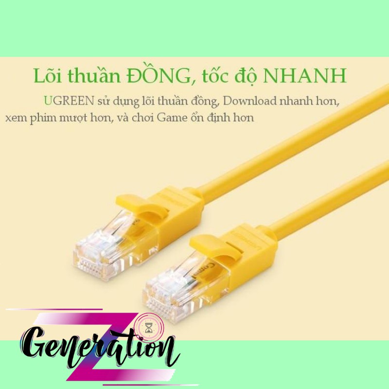 [Mã ELORDER5 giảm 10k đơn 20k] Cáp mạng bấm sẵn 2 đầu Cat5e Ugreen dài 1M - 10M