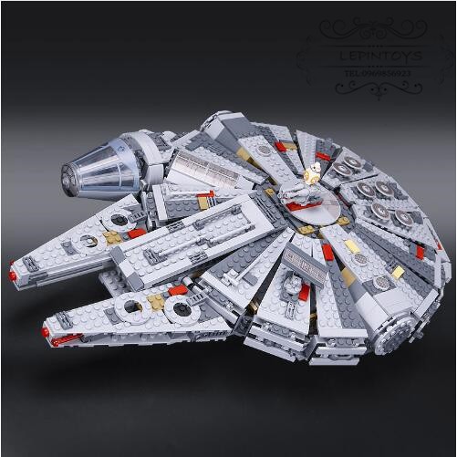 Đồ chơi Lắp ghép Mô hình star war  05007 Bela 10467 Lele 69900 Force Awakens Millennium Falcon  Star War Tàu Falcon