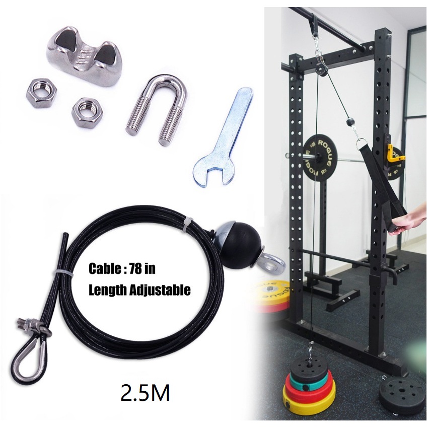 Dây Cáp Kéo Xuống Bằng PU Với Dây Thép Chịu Lực 2/2.5/3/4M