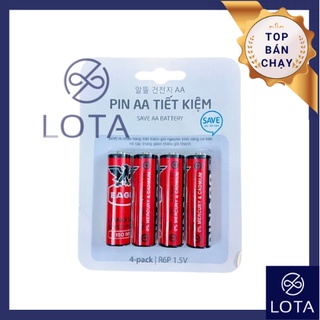 VỈ 4 VIÊN PIN AA SIÊU TIẾT KIỆM CON Ó PINACO 2A BATTERY