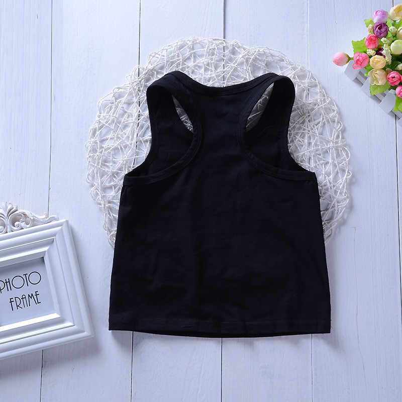 Set áo thun 3 lỗ &amp; quần short in hoa hướng dương cho bé gái