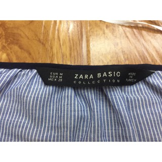 Áo kẻ Zara tay chuông