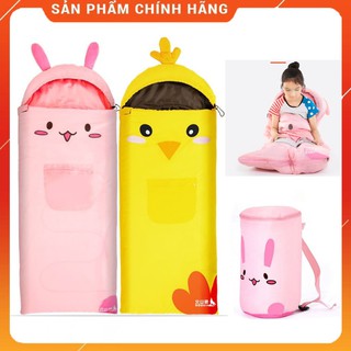 Túi Ngủ Học Sinh Trẻ Em Vịt Con, Thỏ Con Đáng Yêu BSWolf BSW-SL060 | Tặng Kèm Gối Hơi