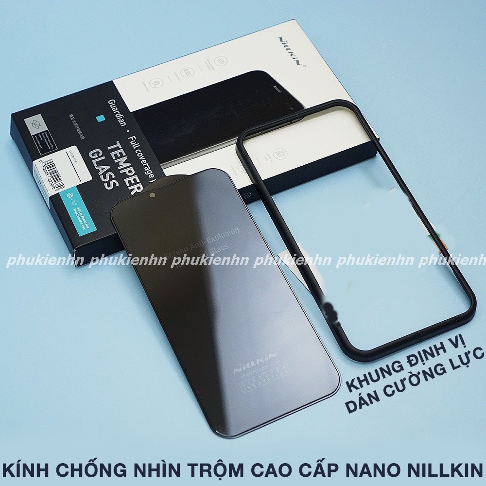 Kính cường lực chống nhìn trộm Nillkin Guardian cho IP 14 Promax , 14 Pro ,13 Promax , 12 Promax ,11 Promax - chính hãng