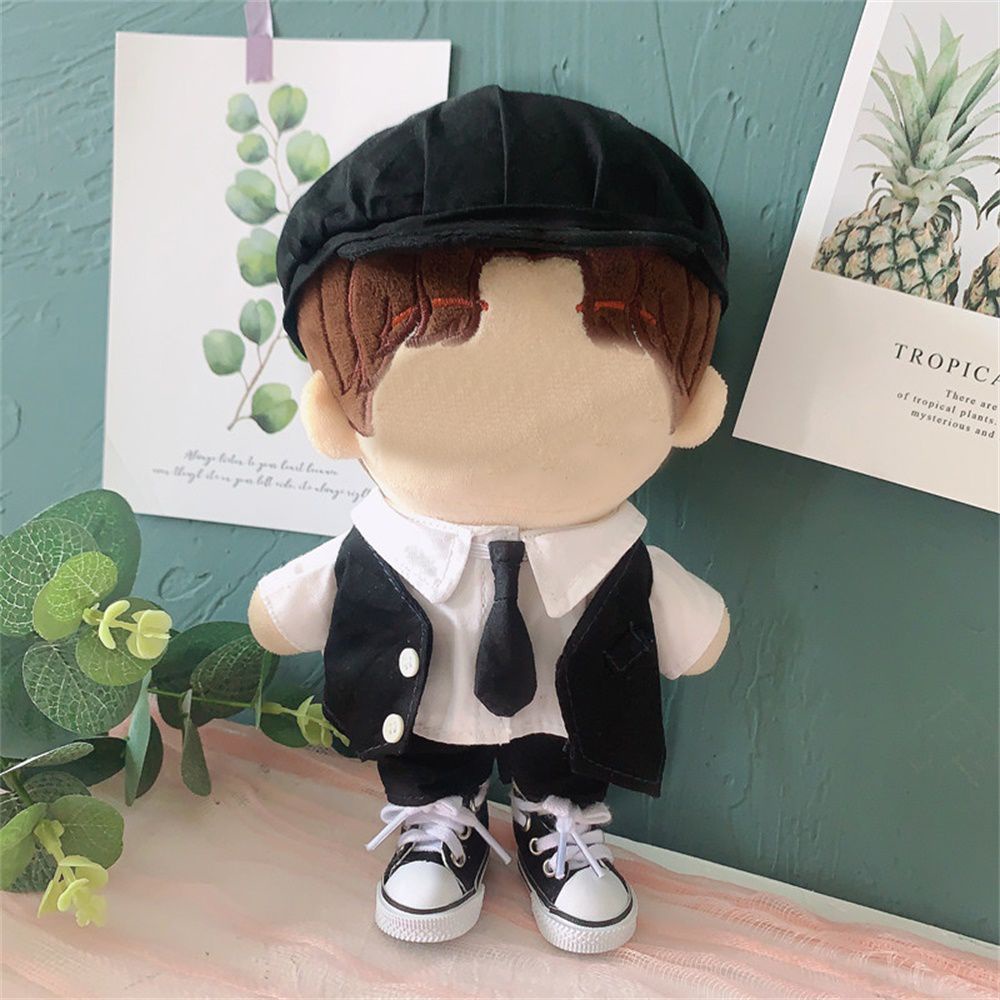 UPSTOP 1SET 20cm Mini Sweater Dolls Accessories Plush Toy Doll Supplies Clothes Birthday Gifts Cute Yellow Duck