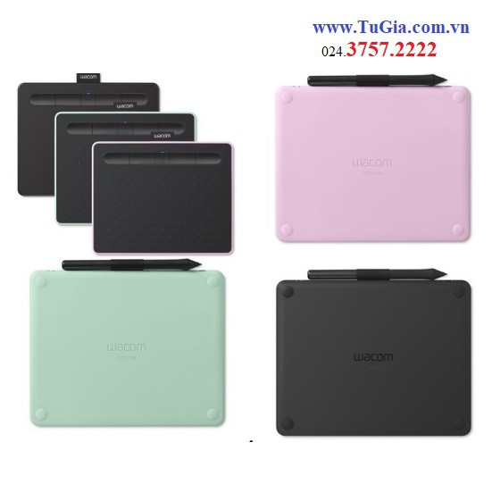 Bảng vẽ cảm ứng Wacom Intuos M with Bluetooth CTL6100WL black (đen) Hàng chính hãng