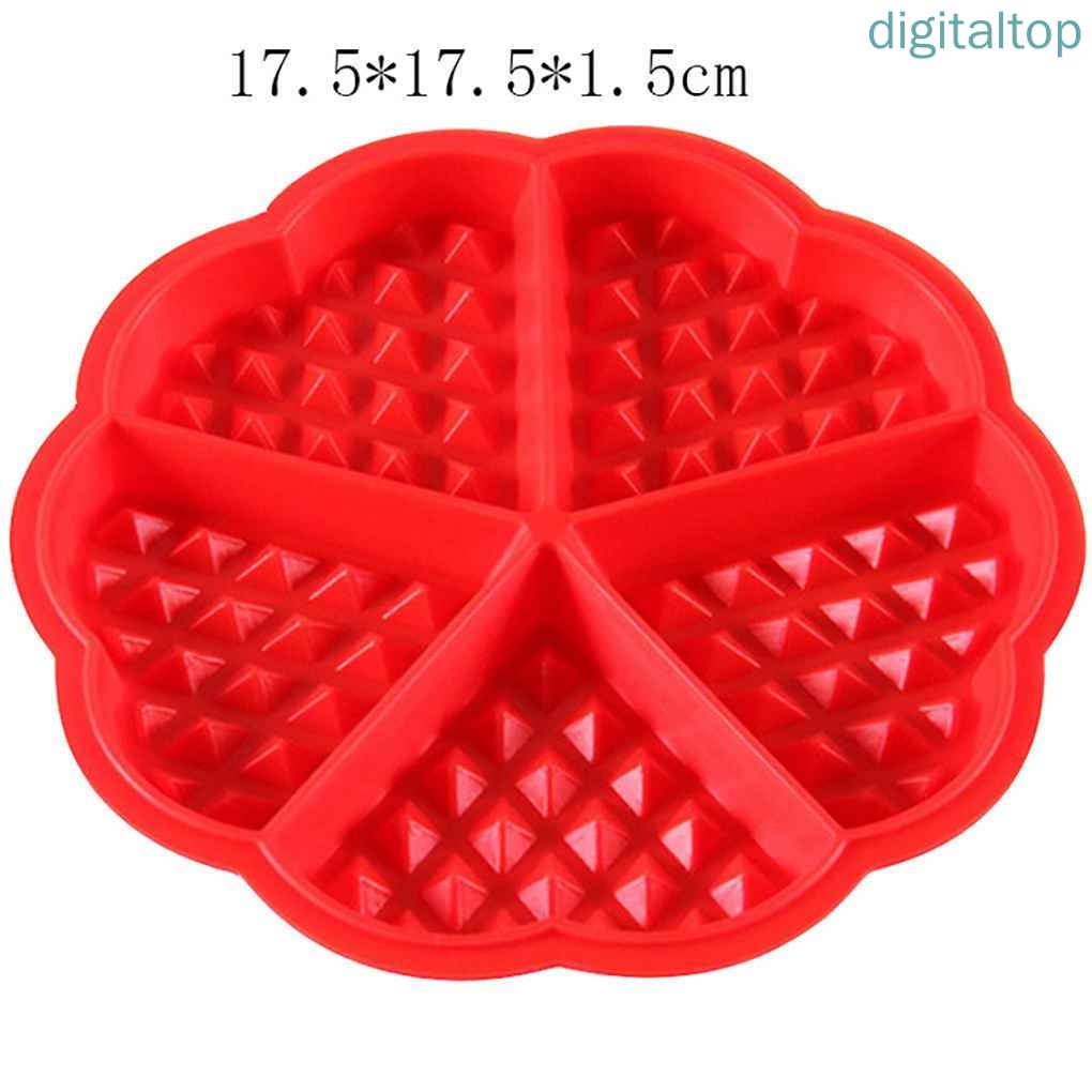 Khuôn Silicon Làm Bánh Waffle / Sô Cô La / Bánh Quế Kháng Nhiệt Diy