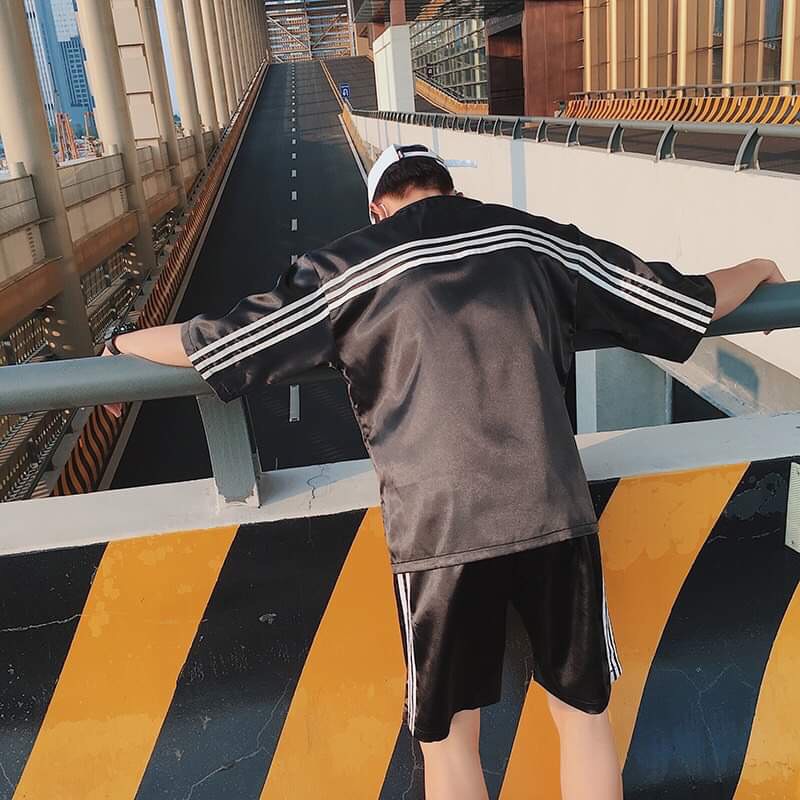 Set Bộ Đồ Nam Chất Satin Phong Cách Hàn Quốc | BigBuy360 - bigbuy360.vn