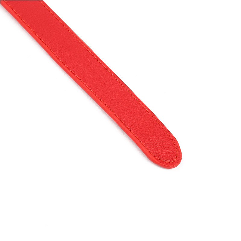 Thắt Lưng Da PU Bản Nhỏ Thiết Kế Thắt Nút Đơn Giản Thời Trang Cho Nữ