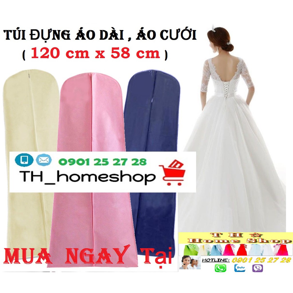 combo 3 túi đựng áo dài, áo cưới