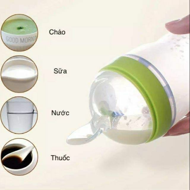 Núm thìa thay thế bình como siêu mềm
