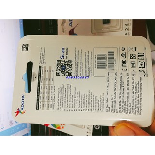 Thẻ nhớ MicroSD 8GB Adata hãng