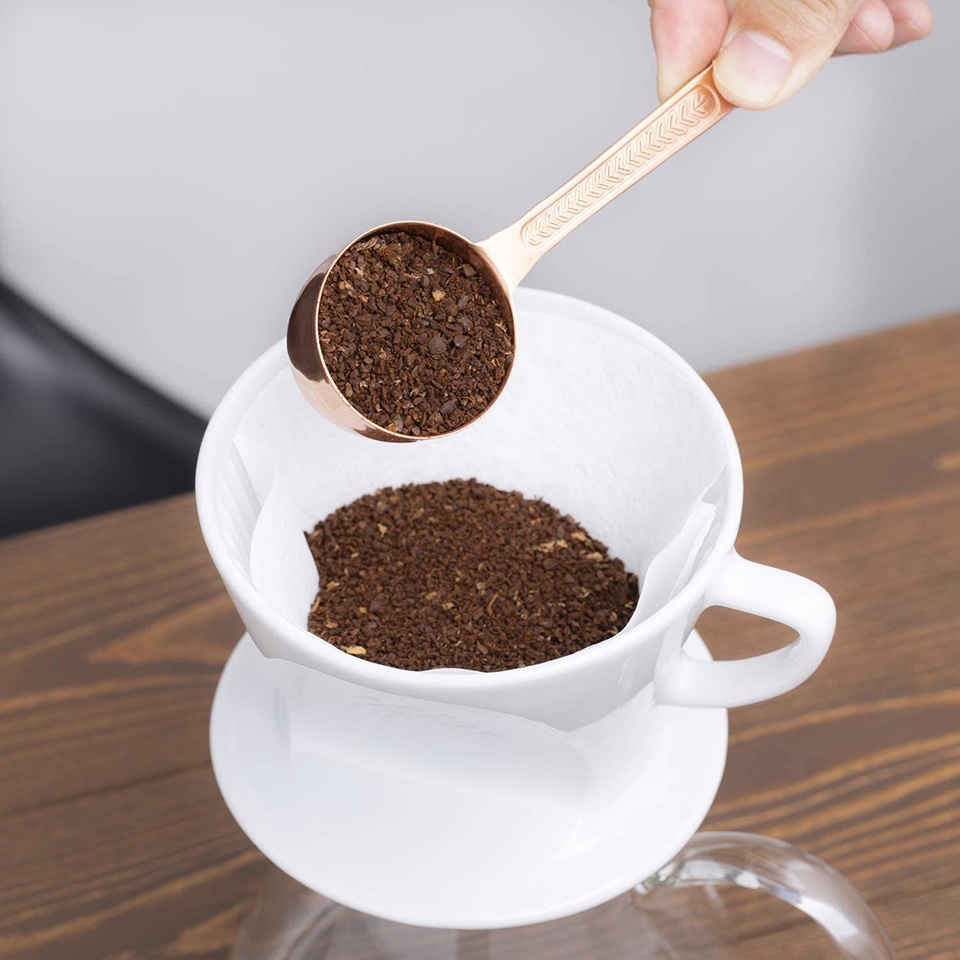 Phễu lọc cà phê sứ cao cấp Kalita Hasami màu trắng - Size 101 và 102