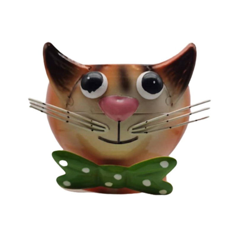 Chậu Hoa Bằng Kim Loại Hình Động Vật Dễ Thương Sáng Tạo