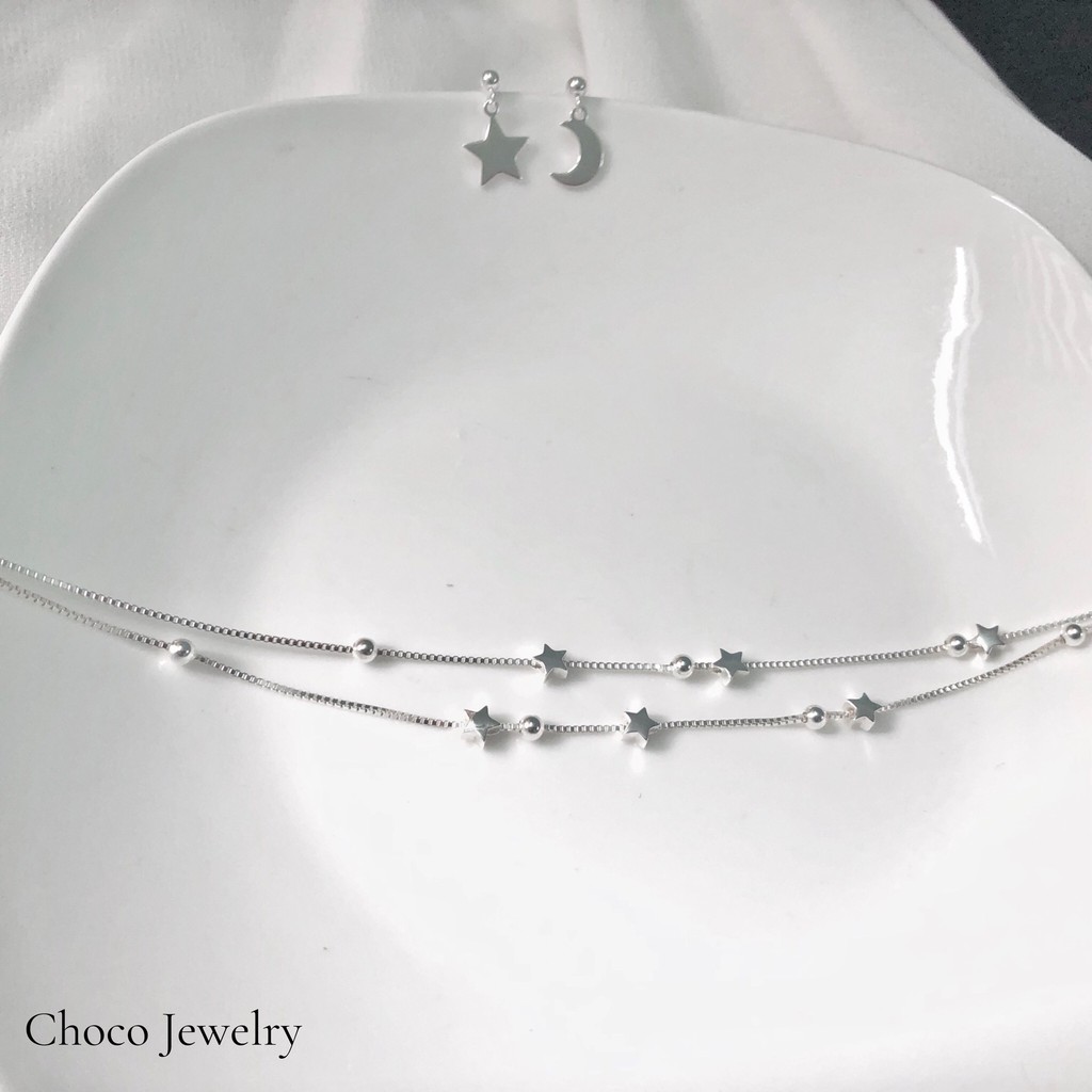 Lắc Chân Bạc Ngôi Sao Choco Jewelry