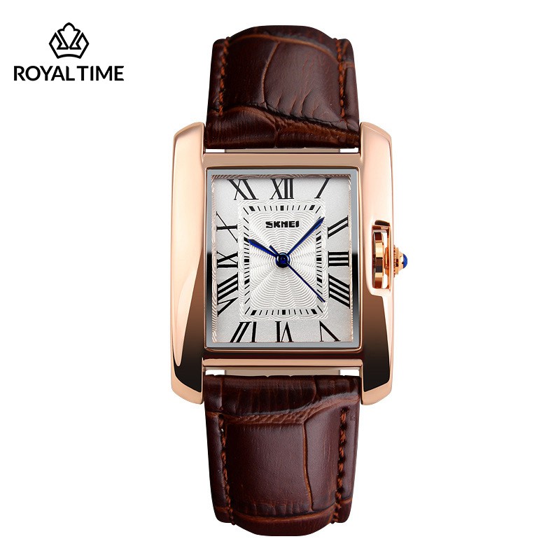 [Tặng vòng tay] Đồng hồ nữ SKMEI chính hãng SK1085.02 fullbox dây da cao cấp