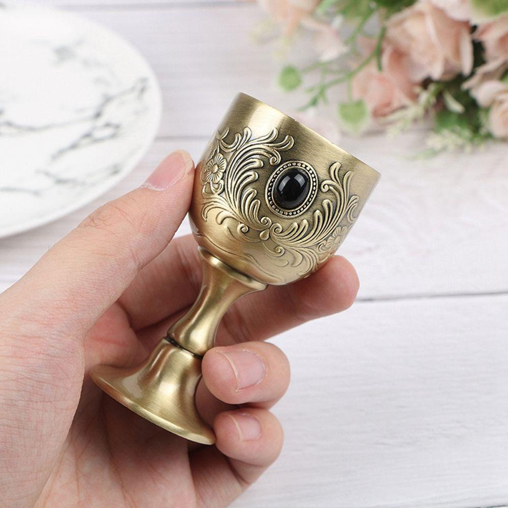 IVORY Ly Uống Rượu Mini Phong Cách Vintage