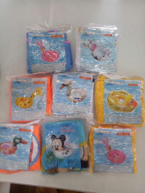 Phao bơi xỏ chân hình con thú cho bé