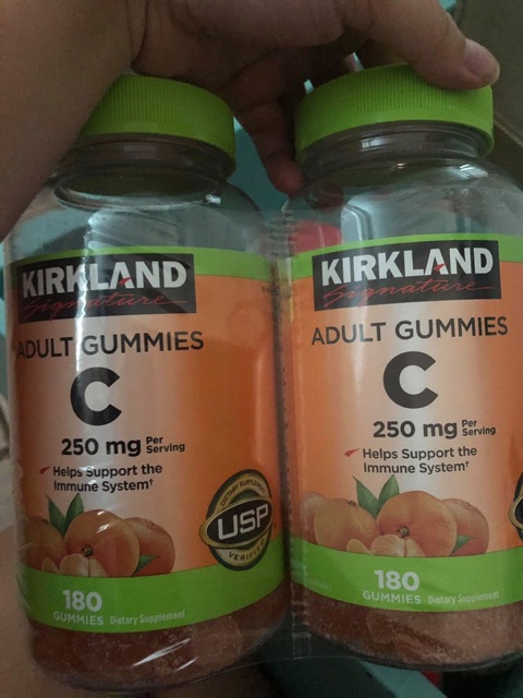 KẸO DẺO VITAMIN C KIRKLAND GUMMIES C 250MG  CỦA MỸ