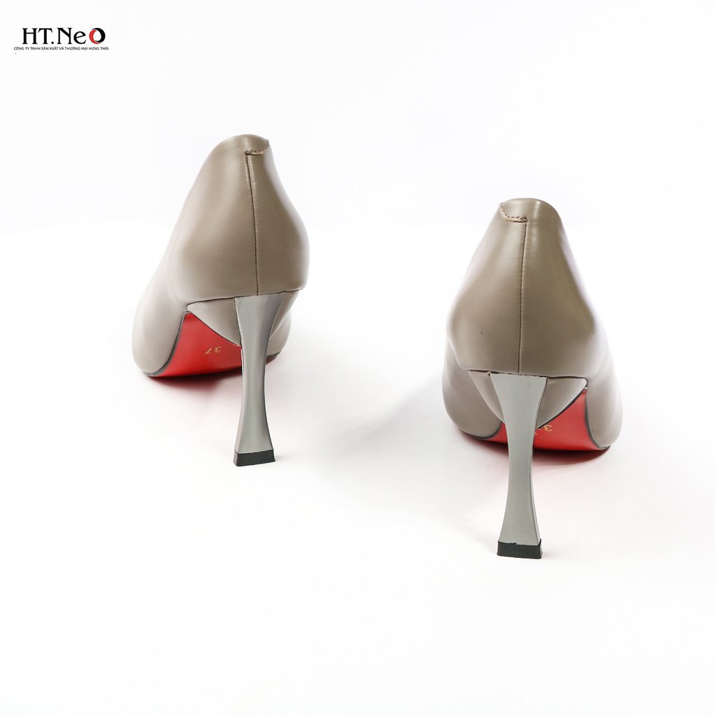 Giày công sở HT.NEO da bò cao cấp siêu mềm, kiểu dáng cực sang chảnh, đế cao 7cm CS143