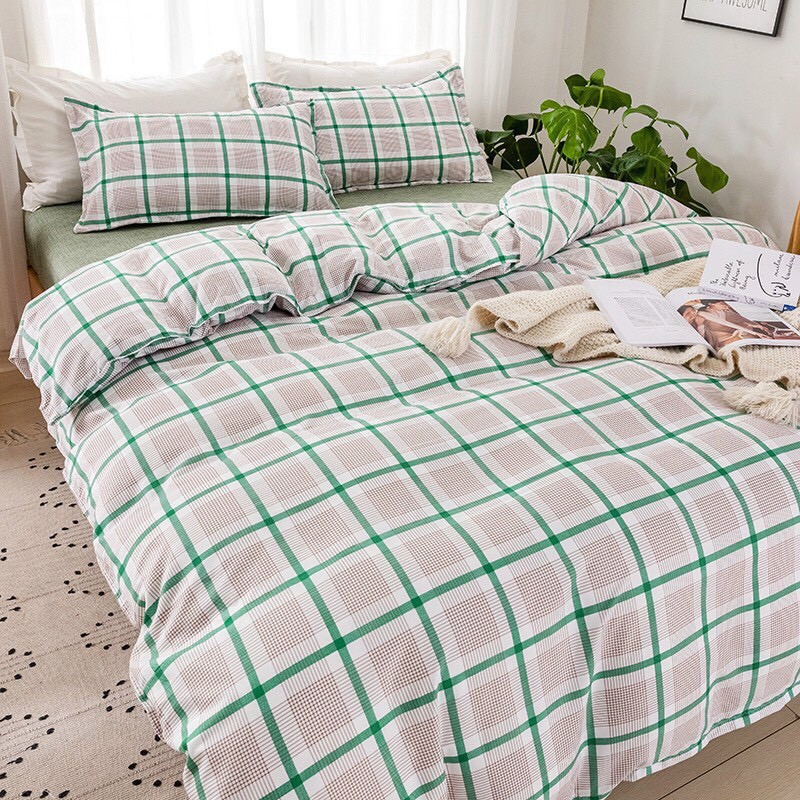 Bộ Drap Giường Cotton Chần Bông (Chọn Mẫu) 1Mx2M,1M2x2M,1M4x2M,1M6x2M,1M8x2M