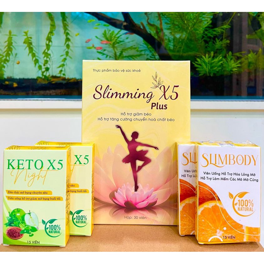 [QUÀ TẶNG KO BÁN] Viên giảm mỡ bụng ban đêm Keto X5 Night ROXI Beauty (15 viên)