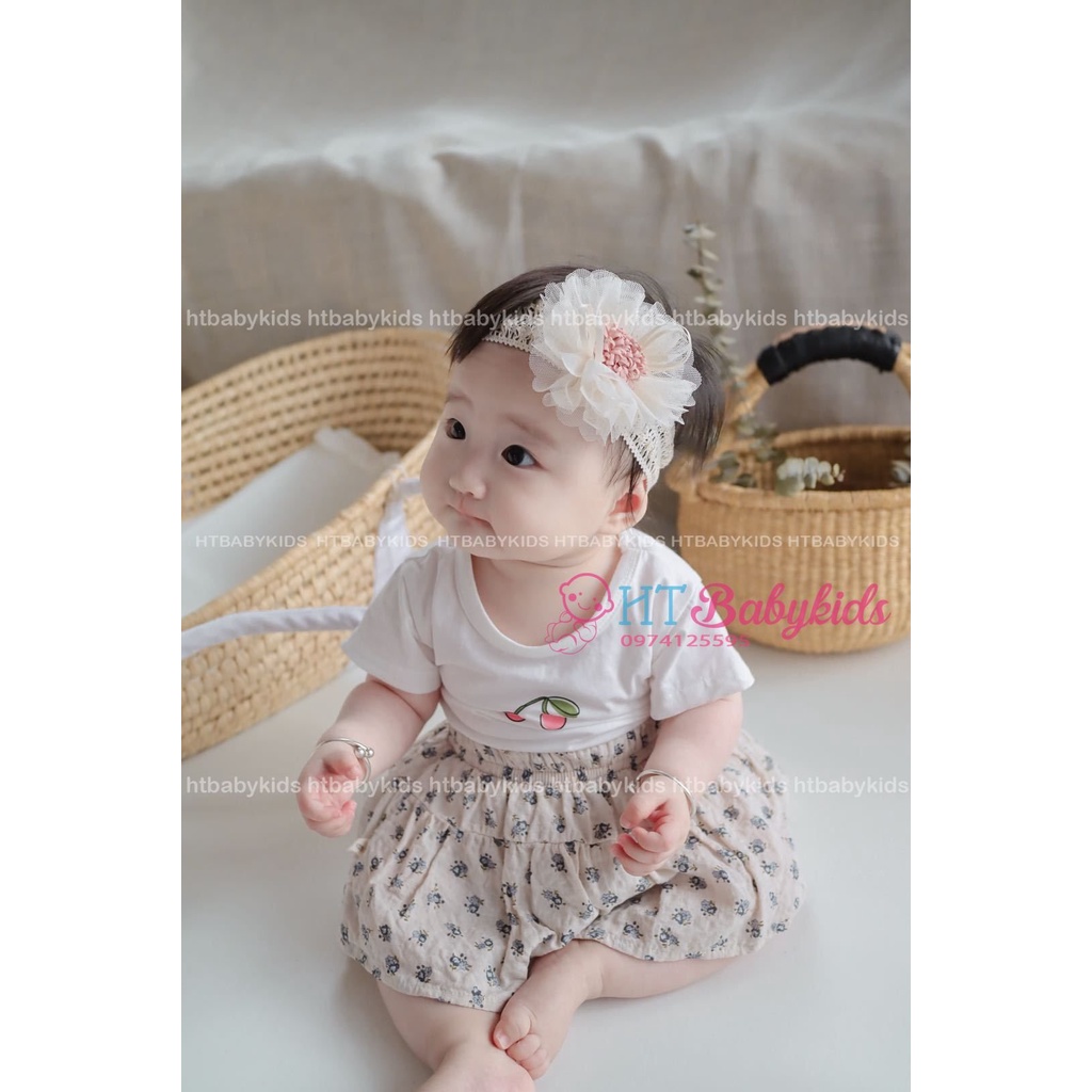 [ LAST SALE ] Băng Đô Bé Gái Kiểu Mới  - Đính Hoa Tuyết Xinh Yêu