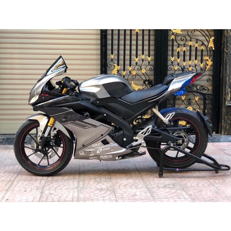 Tem trùm r15v3 đen cám bạc