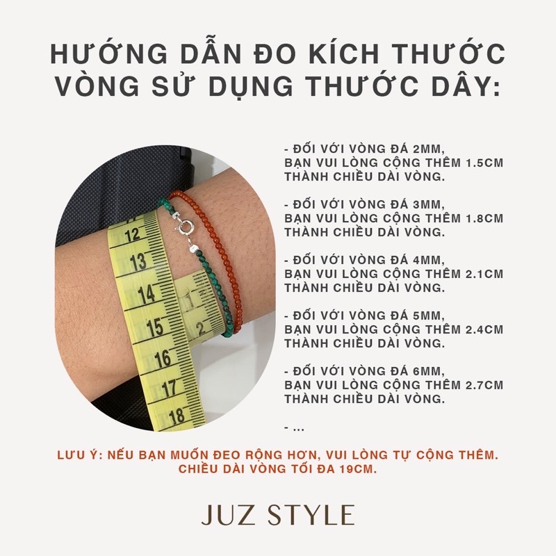 Vòng tay HSN GN ombre 4.4mm Juz Style