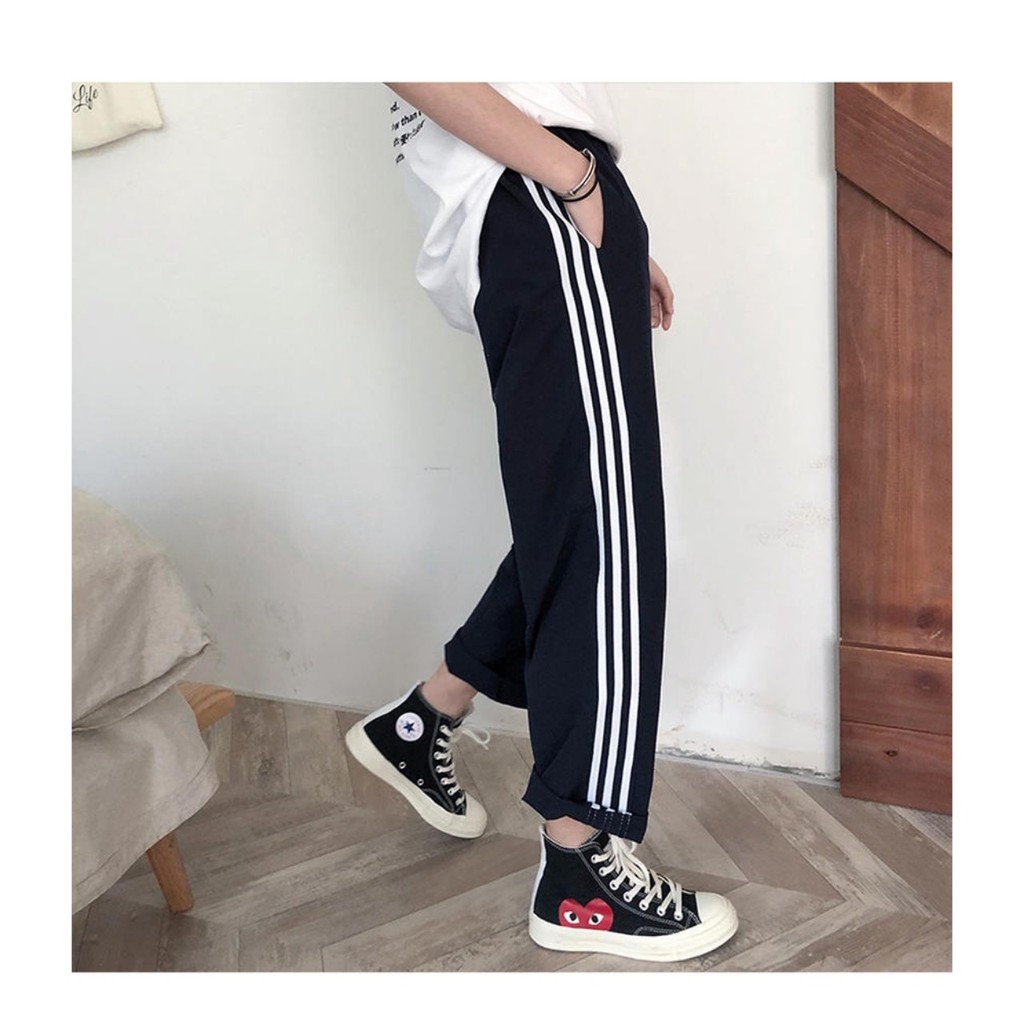 QUẦN LEGGING NỮ 3 SỌC TRẮNG | BigBuy360 - bigbuy360.vn