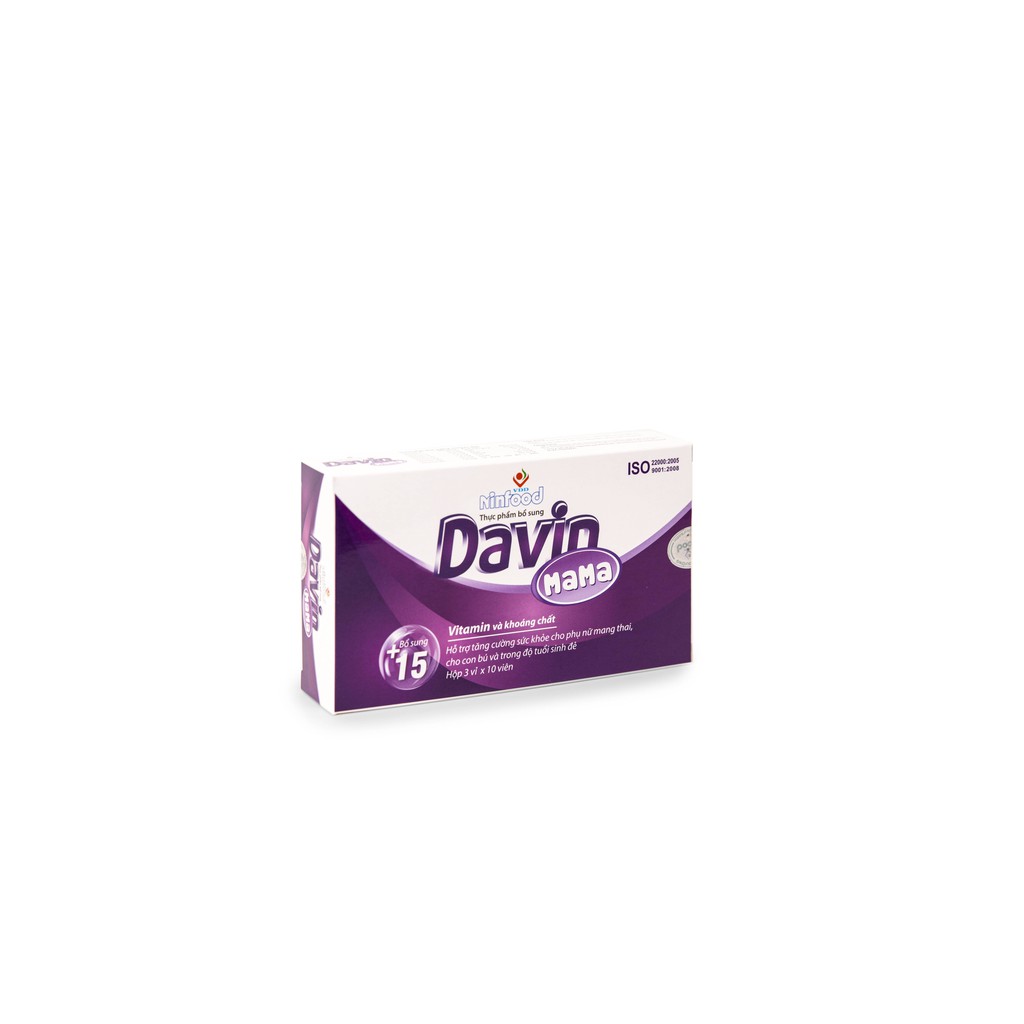 Davin Mama- Bổ sung sắt và acid folic cho phụ nữ có thai- Viện dinh dưỡng Quốc gia- Ninfood