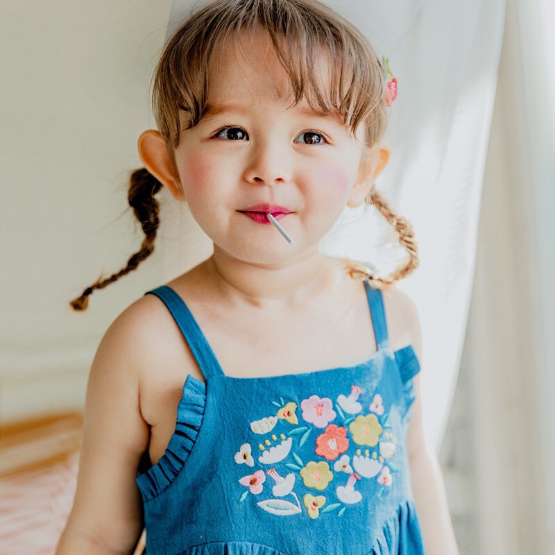 Váy bé gái hàng Quảng Châu xuất Hàn cao cấp size 90-130