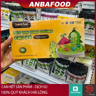 Combo Bột ăn dặm cho bé Dalahouse - Bột rau xanh cho bé ăn dặm - Bột rau củ sấy lạnh