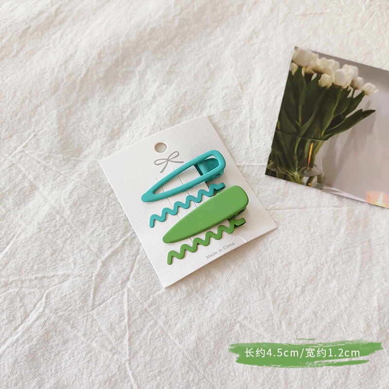 Set 4 kẹp tóc cùng tone màu - UniLabel