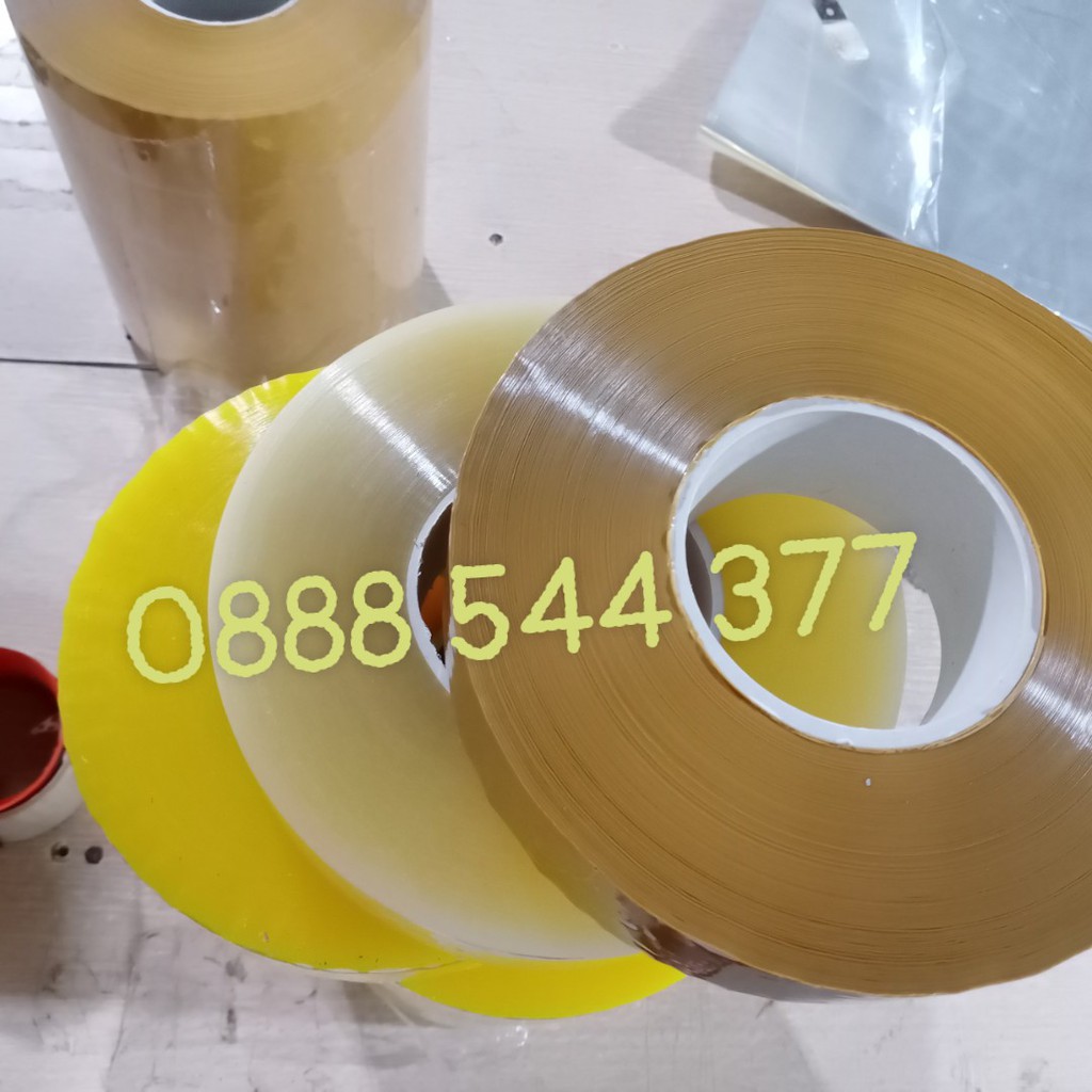 Băng dính 1kg/1 lõi nhựa mỏng 2.4mm , dùng mãi không hết