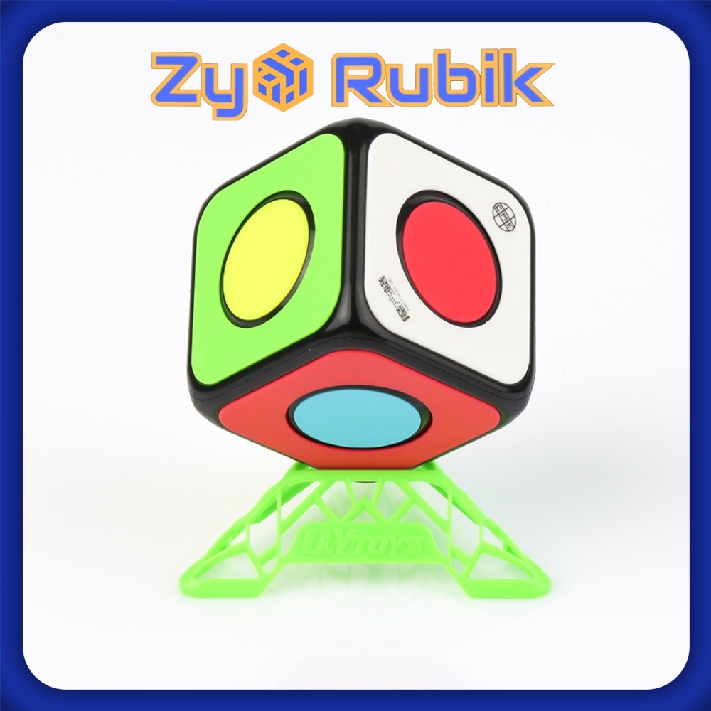 Rubik Biến Thể 1x1 Combo QiYi O2 spiner + Đế QiYi DNA Full Màu - ZyO Rubik