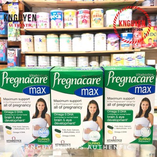 [Hàng Air] [Hàng Air] [HÀ NỘI] Vitamin tổng hợp Pregnacare Max 84 viên UK (Bầu Anh) [Hàng có sẵn]