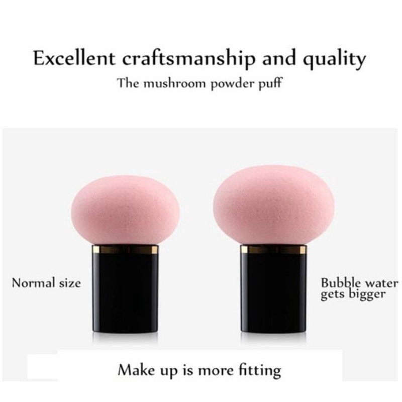 Mút xốp trang điểm tán phấn khô đánh kem nền dạng lỏng thiết kế hình cây nấm