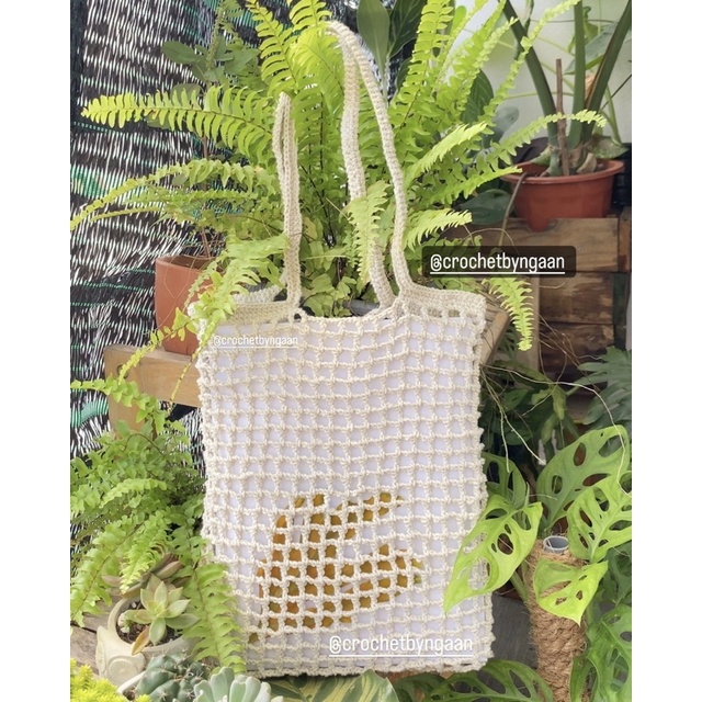 Túi lưới | túi đan móc len | net bag