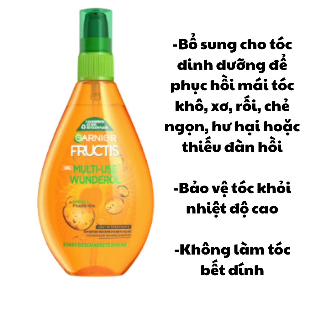 Dầu dưỡng tóc Garnier Argan Botanic Therapy Ultra Doux-Nội Địa Đức