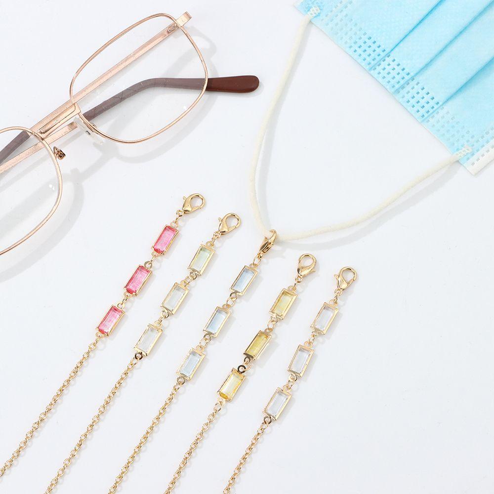 Dây Đeo Mắt Kính Chống Thất Lạc Thời Trang|Giá Đỡ Mắt Kính Đính Hạt Cườm