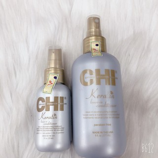Xịt dưỡng tóc bổ sung KERATIN cho tóc hư tổn CHI KERATIN 59ML VÀ 177ML
